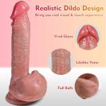 2026 New Flexible Adult Tool for Women Today Realistic Quiet Adult Toys Powerful Quiet 10 Modes Pleasure Toys for Women Soft Sensory Wand Quiet Handheld Electric Bullet Tool for Girlfriend (Flesh7)