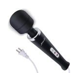 YEVIOR Wired Powerful Handheld Massager with 10 Pulse Settings Strong Vibration for Women,Personal Total Body Therapy Massager for Sports Recovery, Muscle Aches, Body Pain (Black)