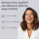 NewFlora Vibrating Pelvic Wand for Women & Men, S Shaped Massage Tool - Perineal Massage Tool