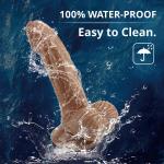 Thrusting for Her, Adult Toys for Women Realistic Silicone Dick with Strong Suction Cup for Hands Free Thrusting Play Q1R1S52