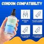 Water Based Lube (8 Fl Oz) Personal Lubricant for Men, Women & Couples, Toy Friendly, Flavorless, Non-Sticky, Easy-to-Clean, Water-Based Lubricant for Vaginal and Anal Lube, Value Size