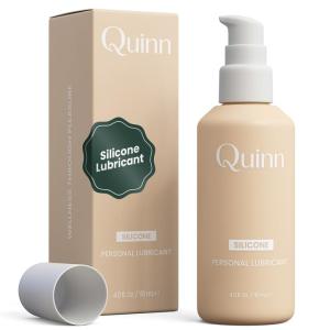 Quinn Wellness 4oz Silicone-Based Personal Lube, Organic Hypoallergenic & Hydrating Lubricant for Her, Him & Couples, Unscented Moisturizing Lubrication