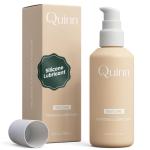 Quinn Wellness 4oz Silicone-Based Personal Lube, Organic Hypoallergenic & Hydrating Lubricant for Her, Him & Couples, Unscented Moisturizing Lubrication
