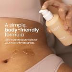 Quinn Wellness 4oz Silicone-Based Personal Lube, Organic Hypoallergenic & Hydrating Lubricant for Her, Him & Couples, Unscented Moisturizing Lubrication