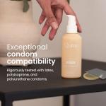 Quinn Wellness 4oz Silicone-Based Personal Lube, Organic Hypoallergenic & Hydrating Lubricant for Her, Him & Couples, Unscented Moisturizing Lubrication