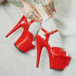 WUXIN H&P Women's 7 in Platform Sandal Heels Ankle-Strap Sexy,7 in Pole Dance High Heel Platform,17 cm Exotic Platform Pole Dancer Heels Shoes Stiletto US 13