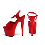 WUXIN H&P Women's 7 in Platform Sandal Heels Ankle-Strap Sexy,7 in Pole Dance High Heel Platform,17 cm Exotic Platform Pole Dancer Heels Shoes Stiletto US 13