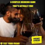 Trikendou Couple Drinking Game for Date Night to Test Your Freak, Fun Couple Game for Romantic Anniversary & Valentines Birthdays Gift (Freaky Lovers)