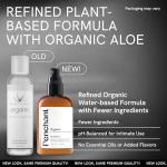 Penchant Organic Personal Lubricant with Organic Aloe Juice - Includes Pump & Disc Top Cap - Plant Based, Water Based Lube, pH Balanced for Intimate Use, Unscented - Made in USA (4 fl oz)