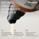 Penchant Organic Personal Lubricant with Organic Aloe Juice - Includes Pump & Disc Top Cap - Plant Based, Water Based Lube, pH Balanced for Intimate Use, Unscented - Made in USA (4 fl oz)