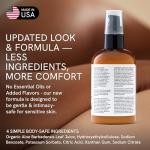 Penchant Organic Personal Lubricant with Organic Aloe Juice - Includes Pump & Disc Top Cap - Plant Based, Water Based Lube, pH Balanced for Intimate Use, Unscented - Made in USA (4 fl oz)