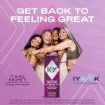 K-Y Natural Feeling with Hyaluronic Acid, Water Based Lube for Sex, Anal & Sex Toy, Non-Sticky & pH-Friendly Personal Lubricant, Condom-Friendly, Travel Size Lube, 5 Fl Oz