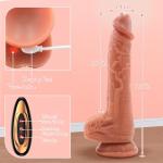 New Adult Toy for Women 7.87 Inch Realistic Silicone Dick with Remote Vibrador Control and Strong Suction Cup for Hands-Free Play - BMBUJO