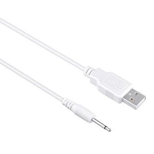 J-ZMQER 3ft White USB Vibrator Cable Cord Compatible with Rechargeable Adult Toys Vibrators Universal Charger