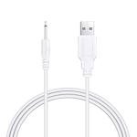 J-ZMQER 3ft White USB Vibrator Cable Cord Compatible with Rechargeable Adult Toys Vibrators Universal Charger