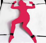 BDSM Sex Bed Bondage Restraints Kit Set Toys Straps Cuffs Thigh Restraints Bondage Gear & Accessories Sex Ties Restraints for Ankles and Wrists Bar Sex Handcuff Hand Cuff Bracelets for Women Sweater