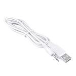 J-ZMQER 3ft White USB Vibrator Cable Cord Compatible with Rechargeable Adult Toys Vibrators Universal Charger