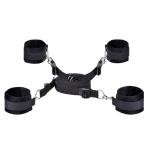 BDSM Sex Bed Bondage Restraints Kit Set Toys Straps Cuffs Thigh Restraints Bondage Gear & Accessories Sex Ties Restraints for Ankles and Wrists Bar Sex Handcuff Hand Cuff Bracelets for Women Sweater