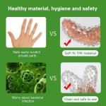 2 Pcs Finger Sleeves Finger Cots Body-Safe & Reusable Waterproof Finger Tips Protectors Tool Accessories Gifts for Women Couple Friends