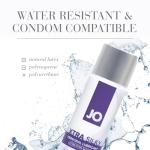 JO Xtra Silky Silicone Lube – Ultra-Thin, Vitamin E Infused Silicone-Based Personal Lubricant for Sex & Anal Play – 4 fl oz