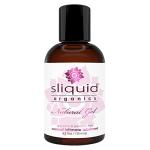 Sliquid Organics Water-Based Lube - Aloe Vera Leaf Infused with Organic Oils & Botanicals, Natural Lubricating Gel for Women/Men/Couples, Unscented, 4.2 Fl Oz
