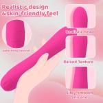 Dilbo Realistic Flexible Thrusting Machine Adult Toy for Women Viboators Toys Vibratiers for Women Today Adult for Body Relax(Pink)
