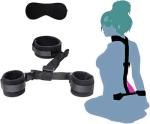 GAOLUWAN Bed Restraints Sex Ties for Ankles and Wrists Bar BDSM Sex Bondage Kit Toys Straps Sexy Fuzzy Hand Cuff Set Handcuffs for Adults Grownups Bedroom Couples Bondage Gear & Accessories Sweater