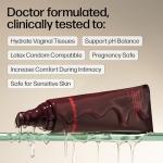 Medicine Mama’s Intimate Glide – All-Natural Lubricant FDA-Cleared for Internal & External Use – Lube with Organic Aloe and Hyaluronic Acid – 4 Oz