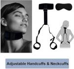 GAOLUWAN Bed Restraints Sex Ties for Ankles and Wrists Bar BDSM Sex Bondage Kit Toys Straps Sexy Fuzzy Hand Cuff Set Handcuffs for Adults Grownups Bedroom Couples Bondage Gear & Accessories Sweater