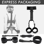 GAOLUWAN BDSM Sex Bed Bondage Restraints Kit Toys Straps Couple Fuzzy Fluffy Hand Cuff Set Handcuffs for Adults Grownups Bedroom Bondage Gear & Accessories Sex Hand Cuff Bracelets Positions Sweater