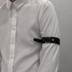 FEHEOO Black Arm Band Arm Harness Bondage Chest Harness Men's Harness Belt Body Chest Harness for Men Sexy Punk Body Harness Buckle Clothes Outfits, Nightclub Cosplay Clubwear