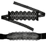 TFTSR Masquerade Masks for Women,Blindfolds Blind Folds for Party Games Adult Couples Play,Black White Lace Venetian Costume