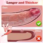 Generic Dilbo for Women R Realist, 11.3’’ Large Thick Soft Realistic Dick with Strong Suction Cup Y1006