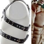 Men's PU Leather Chest Harness Adjustable Shoulder Belt Chest with Buckle Ring Men's Leather Halter Body BDSM SM Cosplay Costume Bar Nightclub Masquerade Party Club Fetish Clubwear