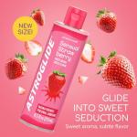Astroglide Strawberry Flavored Personal Lubricant (8.5oz), Lube for Men, Women and Couples, Delicious Flavor, Hypoallergenic, Vaginal Safe, Condom Compatible
