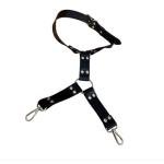 Men Punk Thigh Belt Gothic Black Suspender Cage Leg Garter Harness PU LeatheLeather Body Chain for Men Cosplay Party Bar Hip Hop Streetstyle Masquerade Clubwear Rave Accessories