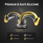 2026 New Consolador Realistic Toy Dilbo for Women 11", Thick Huge Silicone Skin-Like Giant Silicone Dick Machine Hand Free Play Adult Tool ch69(Complexion)