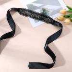 Lace Sleep Mask - Women Hollow Blindfold Elastic Lace Masquerade Mask Costume Accessory for Valentine Adult Couples Play