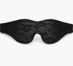 Satin Eye Mask, Soft Comfortable Silk Sleeping Cover Blindfold Tie for Valentine's Day Gift, Sleep Blindfold for Adults Play (Black)