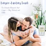 Coco Bliss Natural Coconut Oil Lubricant, Intimate Moisturizer, Lube for Him and Her, Personal Massage Oil, Silky Smooth Moisturizer with Vanilla Extract and Almond Oil, 3 Fl Oz