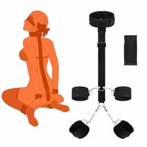 GAOLUWAN BDSM Sex Bed Bondage Restraints Kit Toys Fuzzy Handcuffs for Grownups Bedroom Bondaged Tie Downs Kit Bondage Gear & Accessories Sex Fuzzy Hand Cuff Set for Adults Bedroom Bracelets Sweater