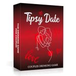Tipsy Date Couples Games for Adults,Drinking Game for Couples,Drinking Card Games,50 Fun Dares & Questions for Date Night or Party Games,Perfect Anniversary & Valentines Couples Gifts for Him and Her