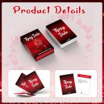 Tipsy Date Couples Games for Adults,Drinking Game for Couples,Drinking Card Games,50 Fun Dares & Questions for Date Night or Party Games,Perfect Anniversary & Valentines Couples Gifts for Him and Her