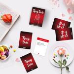 Tipsy Date Couples Games for Adults,Drinking Game for Couples,Drinking Card Games,50 Fun Dares & Questions for Date Night or Party Games,Perfect Anniversary & Valentines Couples Gifts for Him and Her
