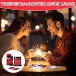 Tipsy Date Couples Games for Adults,Drinking Game for Couples,Drinking Card Games,50 Fun Dares & Questions for Date Night or Party Games,Perfect Anniversary & Valentines Couples Gifts for Him and Her