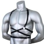 Men's Body Chest Harness Belt, Waist Chest Harness Bondage Strap Belt with PU Leather Suspenders Cosplay costume for gay people Nightclub Party Club in Clubwear Bar Masquerade BDSM Fetish Clothes