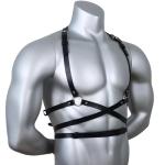 Men's Body Chest Harness Belt, Waist Chest Harness Bondage Strap Belt with PU Leather Suspenders Cosplay costume for gay people Nightclub Party Club in Clubwear Bar Masquerade BDSM Fetish Clothes