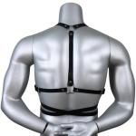 Men's Body Chest Harness Belt, Waist Chest Harness Bondage Strap Belt with PU Leather Suspenders Cosplay costume for gay people Nightclub Party Club in Clubwear Bar Masquerade BDSM Fetish Clothes
