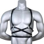 Men's Body Chest Harness Belt, Waist Chest Harness Bondage Strap Belt with PU Leather Suspenders Cosplay costume for gay people Nightclub Party Club in Clubwear Bar Masquerade BDSM Fetish Clothes