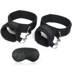 BDSM Sex Bed Restraints for Ankles and Wrist Bar Couple Fuzzy Handcuffs for Grownups Bedroom Bondaged Tie Downs Kit Bondage Gear & Accessories Sex Hand Cuff Bracelets Sex Tie Up Set Women Sweater